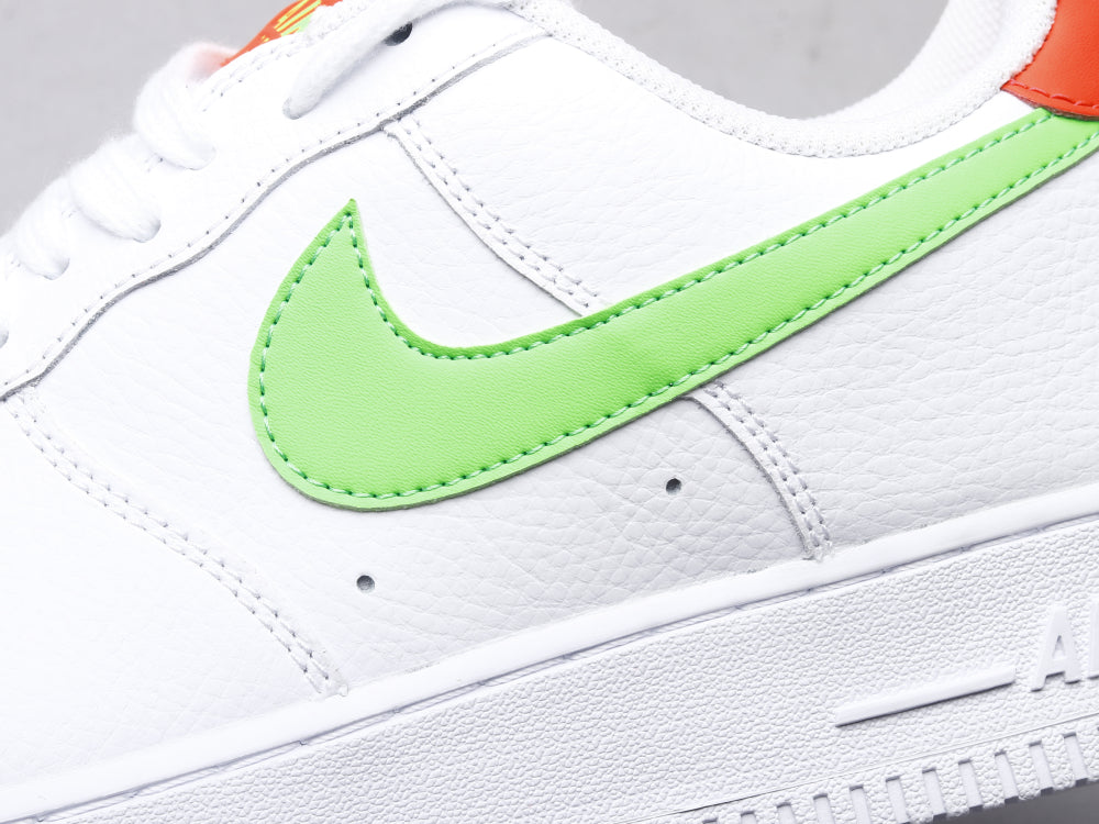 MO - AF1 White powder green low top