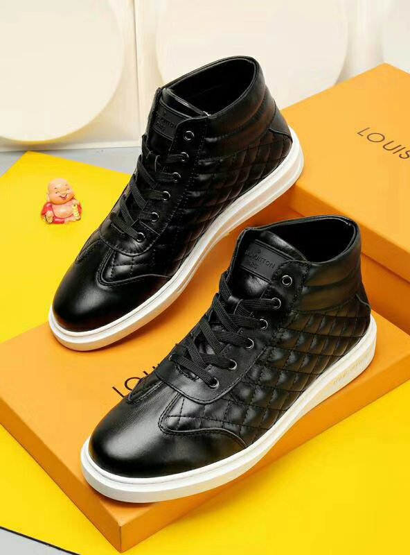 MO - LUV HIgh Top Metal Black Sneaker