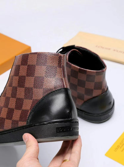 MO - LUV HIgh Top Brown Sneaker