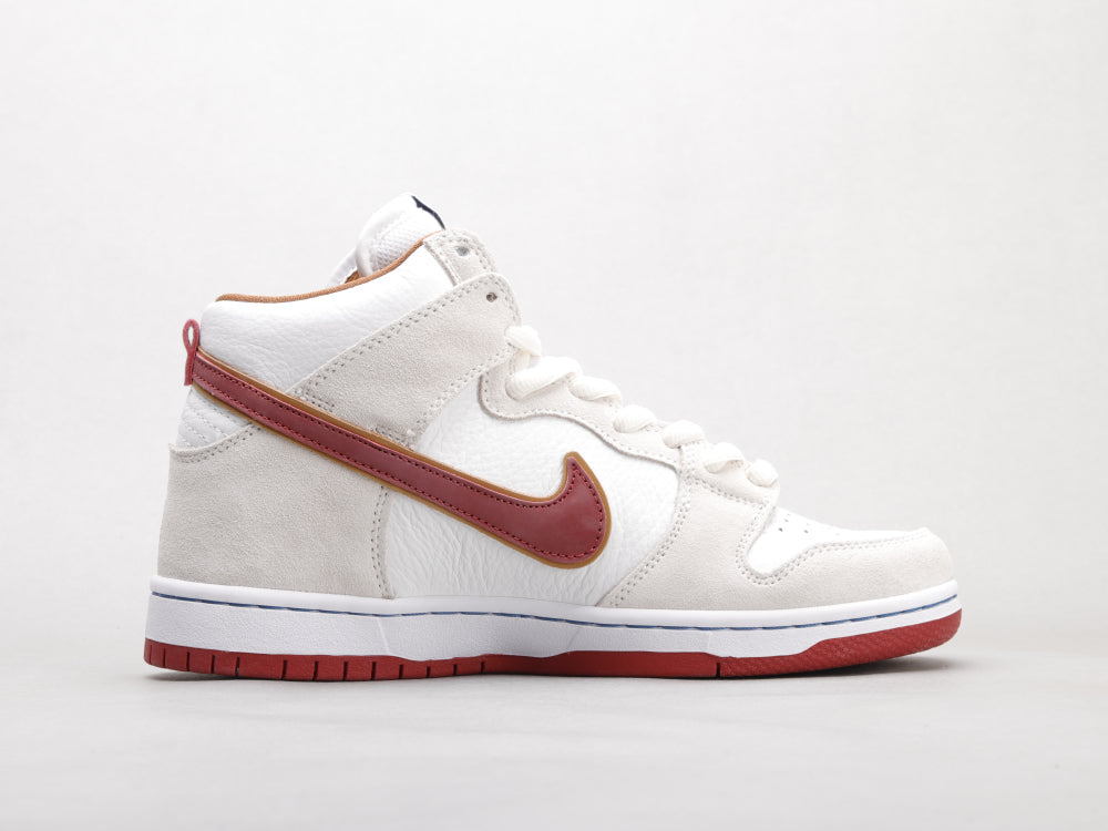 MO - Beige and red hook high top knight color matching