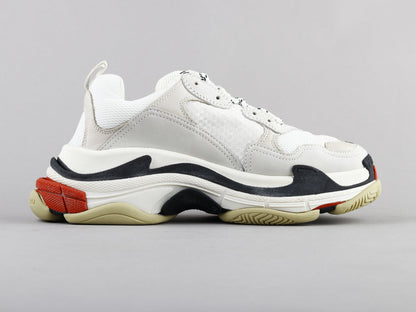 MO - Bla Triple S White Red Sneaker