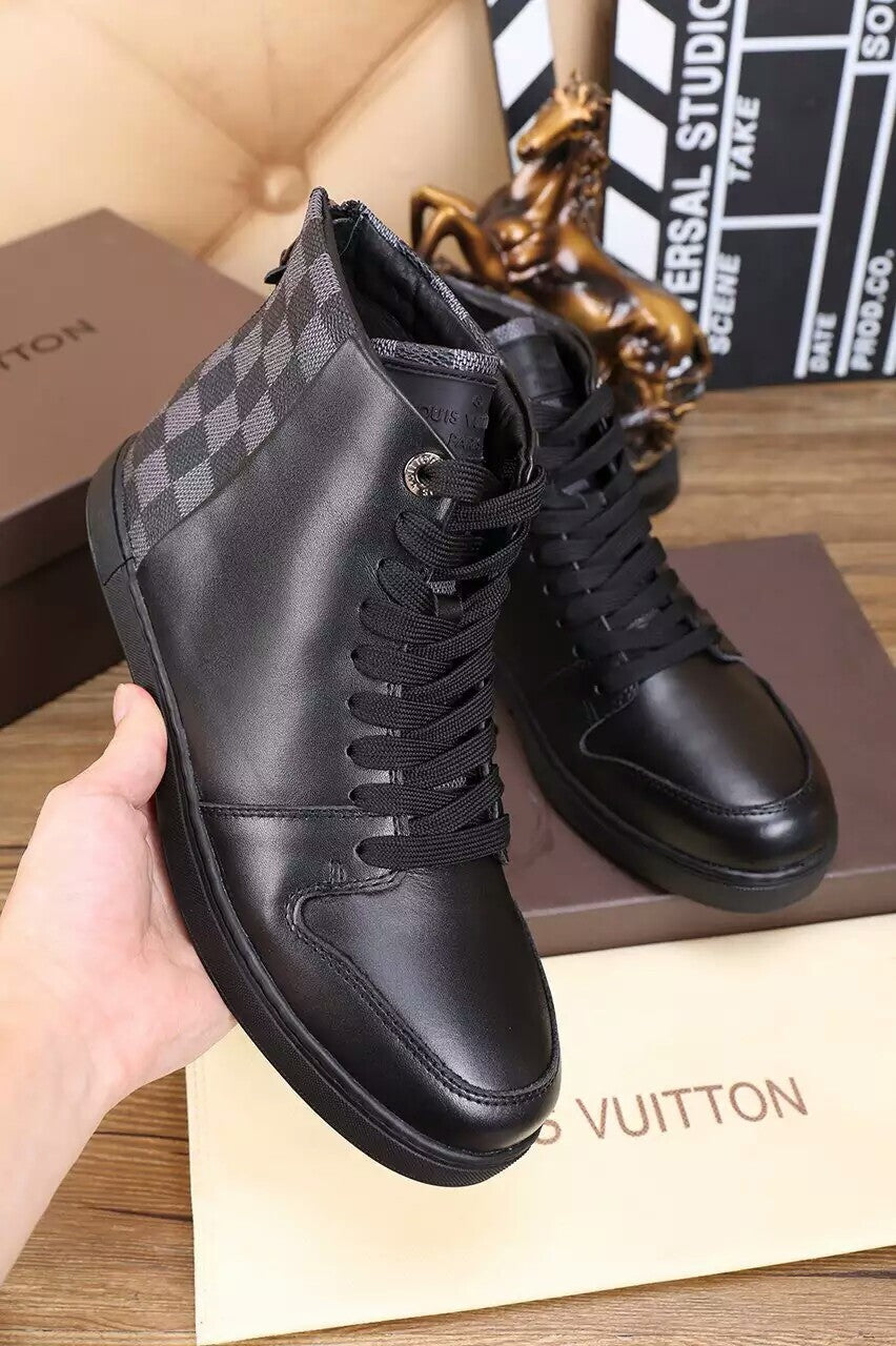 MO - LUV HIgh Top Black Sneaker