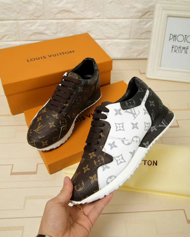 MO - LUV Run Away Brown White Sneaker