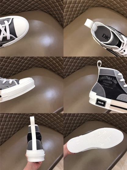 MO - DIR B23 Black and White HIGH-TOP SNEAKER