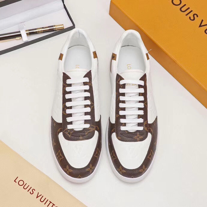 MO - LUV Casual Low White Brown Sneaker