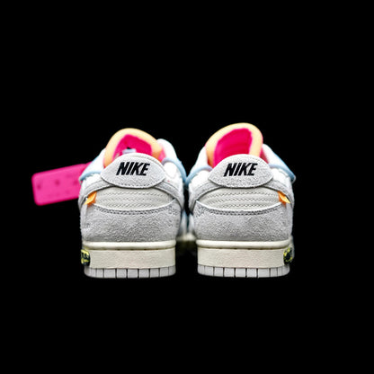 MO - OW x Dunk (NO.38) light blue shoelace pink buckle