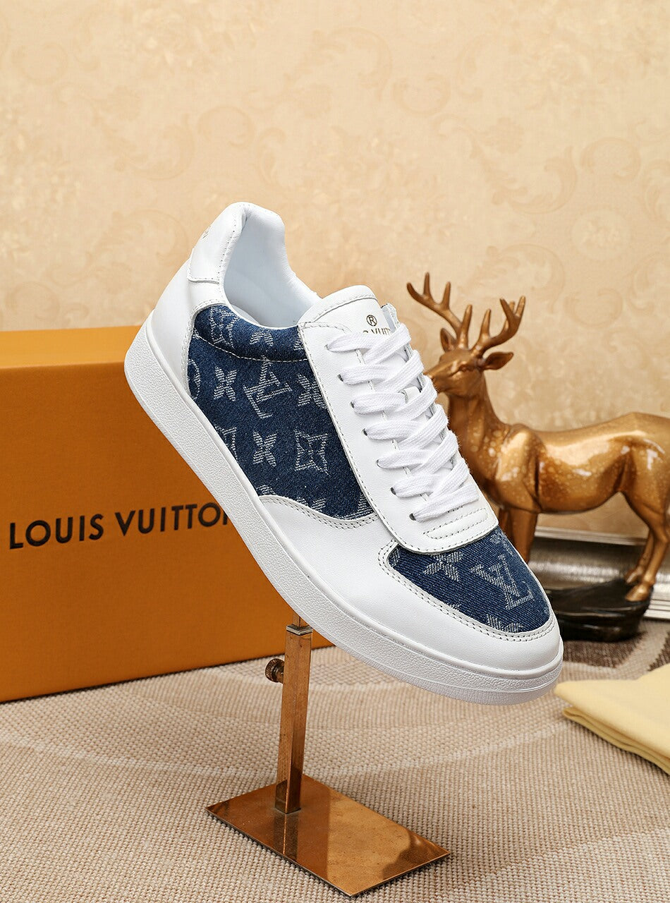 MO - LUV Monogram Denim Blue Sneaker