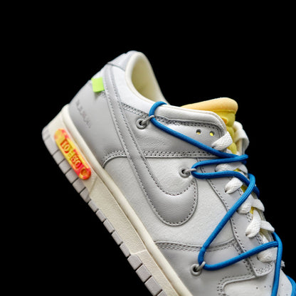 MO - OW x Dunk (NO.10) blue shoelace yellow buckle