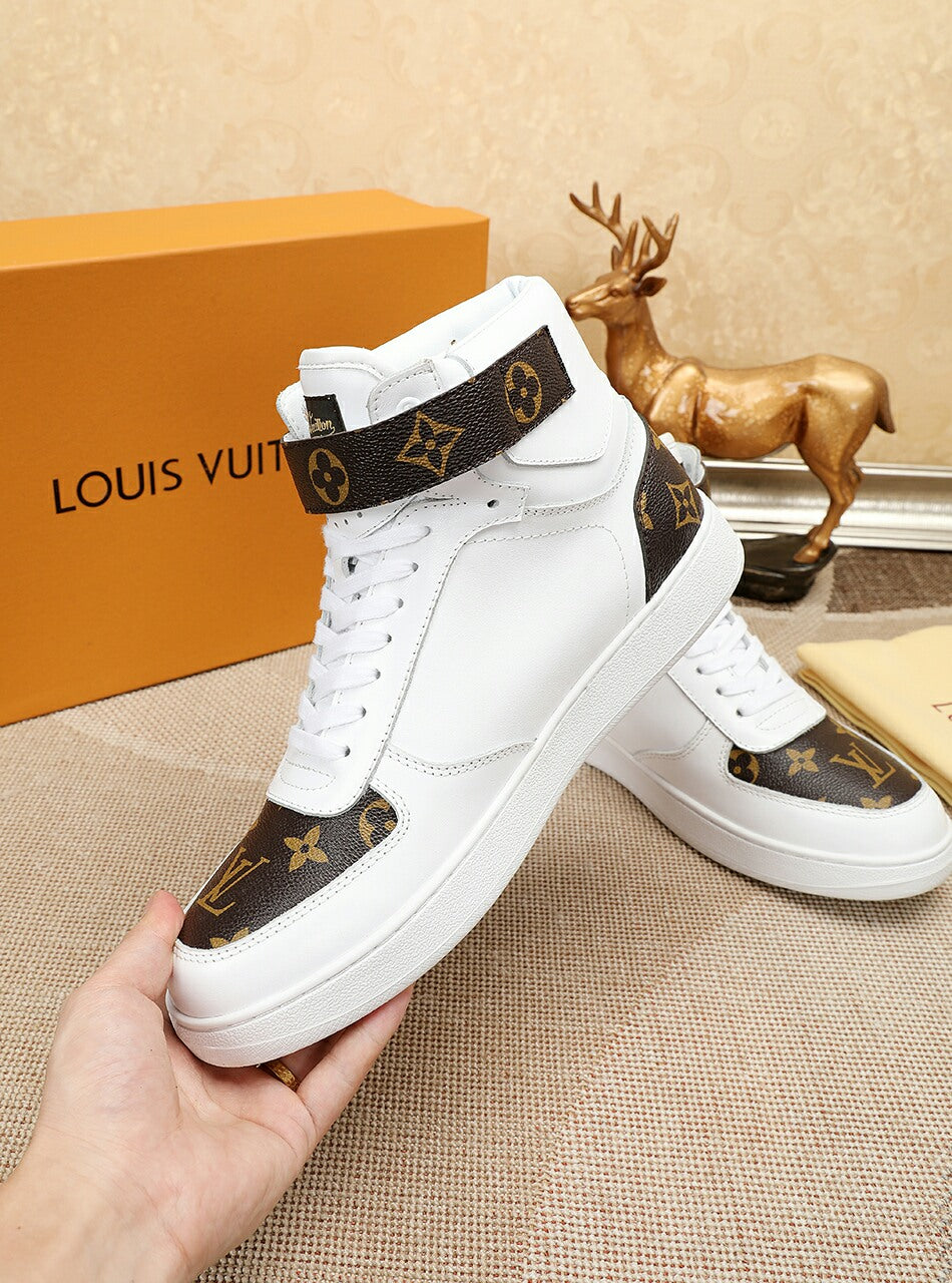 MO - LUV Bombox Boot White and Brown Sneaker