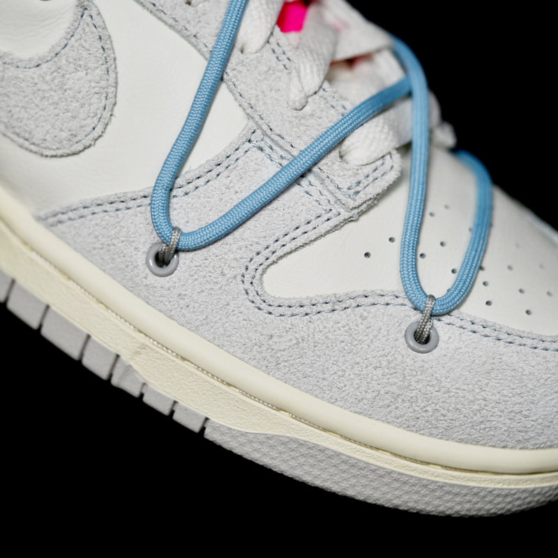 MO - OW x Dunk (NO.38) light blue shoelace pink buckle