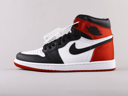 MO - AJ1 red silk black toe