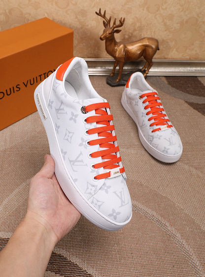 MO - LUV Time Out Orange And White Sneaker