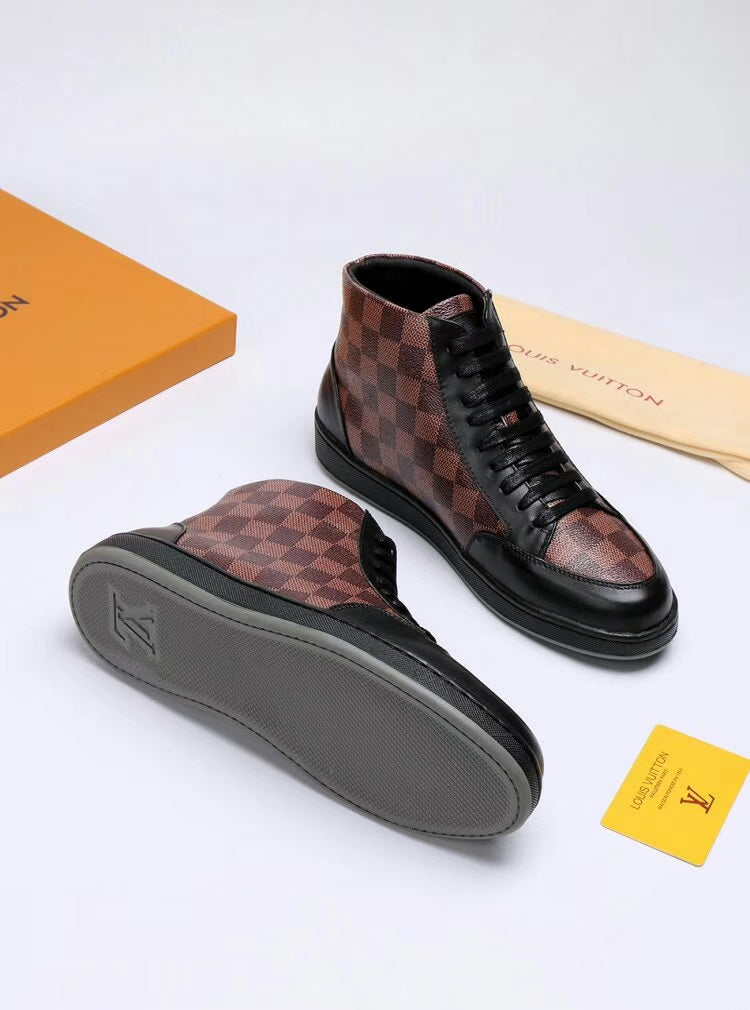 MO - LUV HIgh Top Brown Sneaker