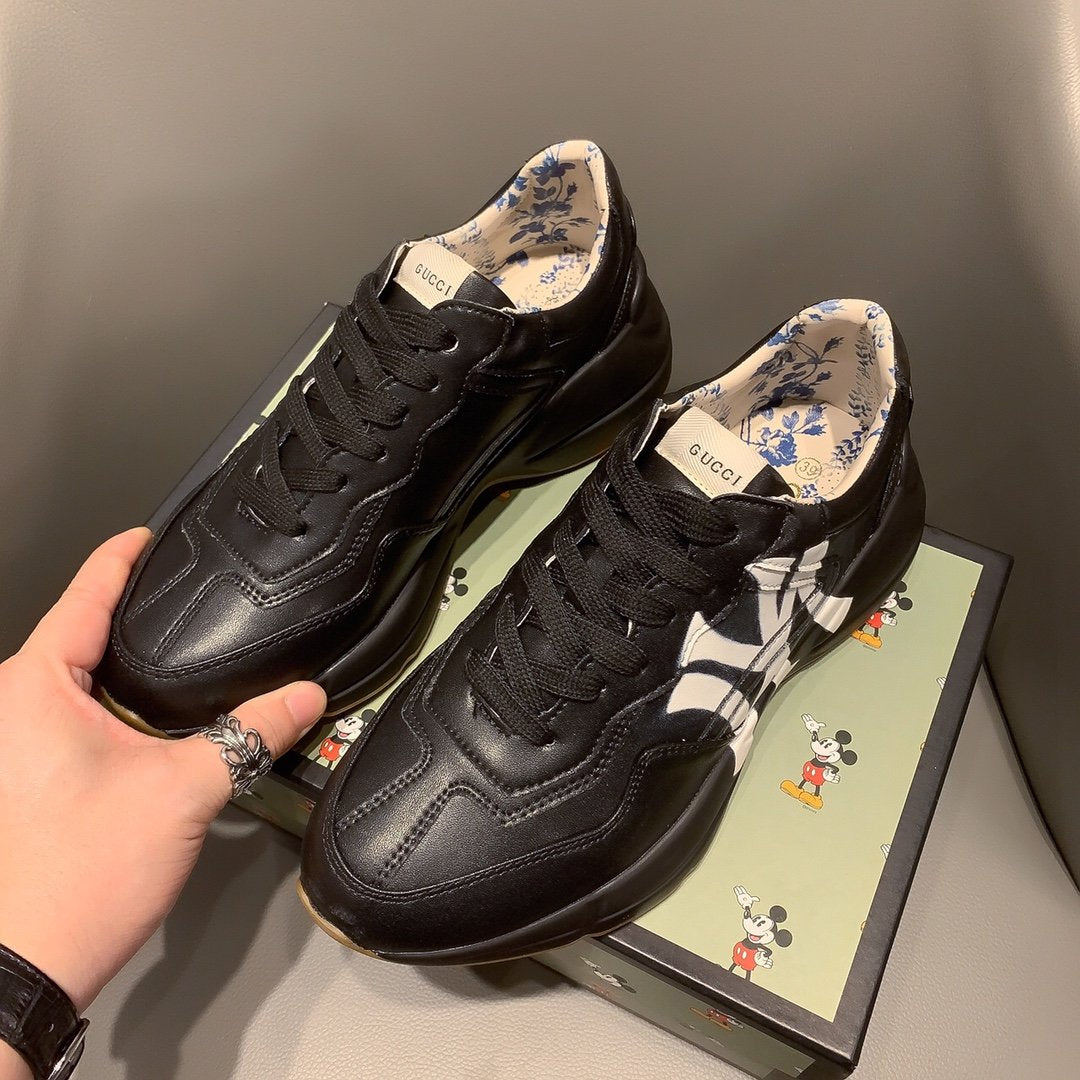 MO-GCI  RHYTON VINTAGE TRAINER NY BLACK SNEAKER 139