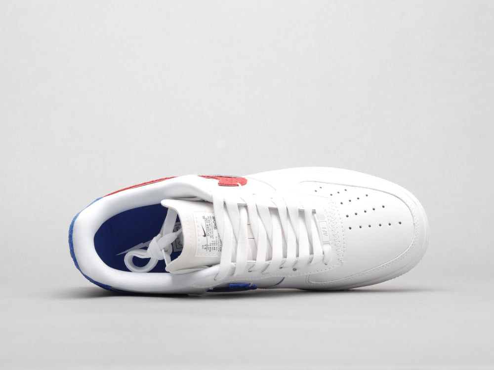 MO - AF1 White red blue snake pattern