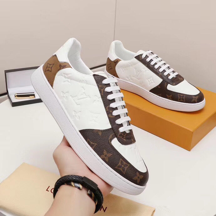 MO - LUV Casual Low White Brown Sneaker