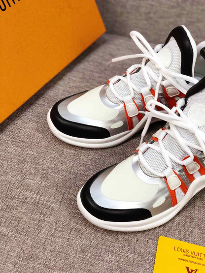 MO - LUV Archlight White Black Orange Sneaker