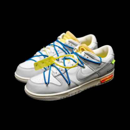 MO - OW x Dunk (NO.10) blue shoelace yellow buckle