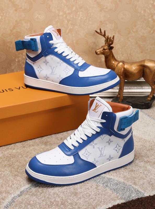 MO - LUV Rivoli High Blue Sneaker