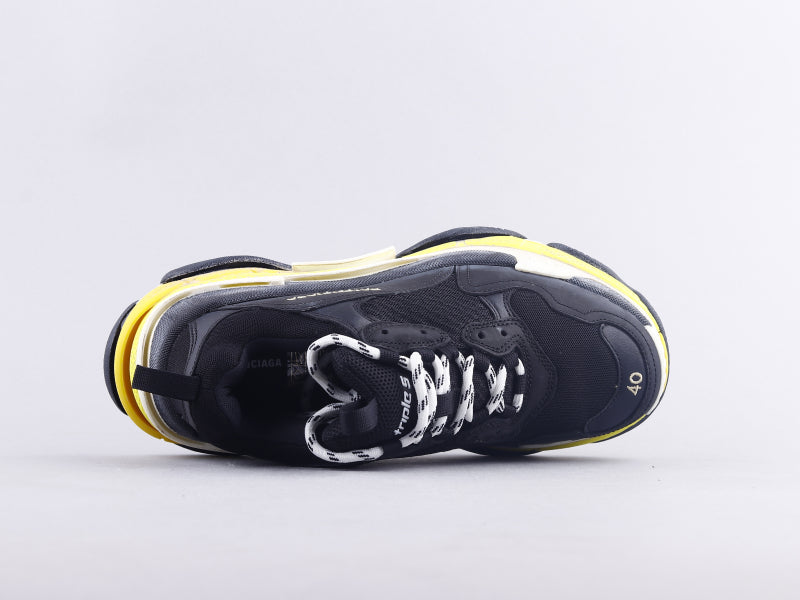 MO - Bla Triple S Black And Yellow Sneaker