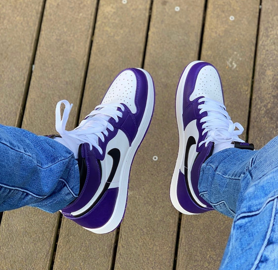 MO - AJ1 Zi Jia Ge new purple toe