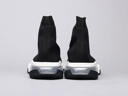 MO - Bla Socks Shoes Black and White Sneaker