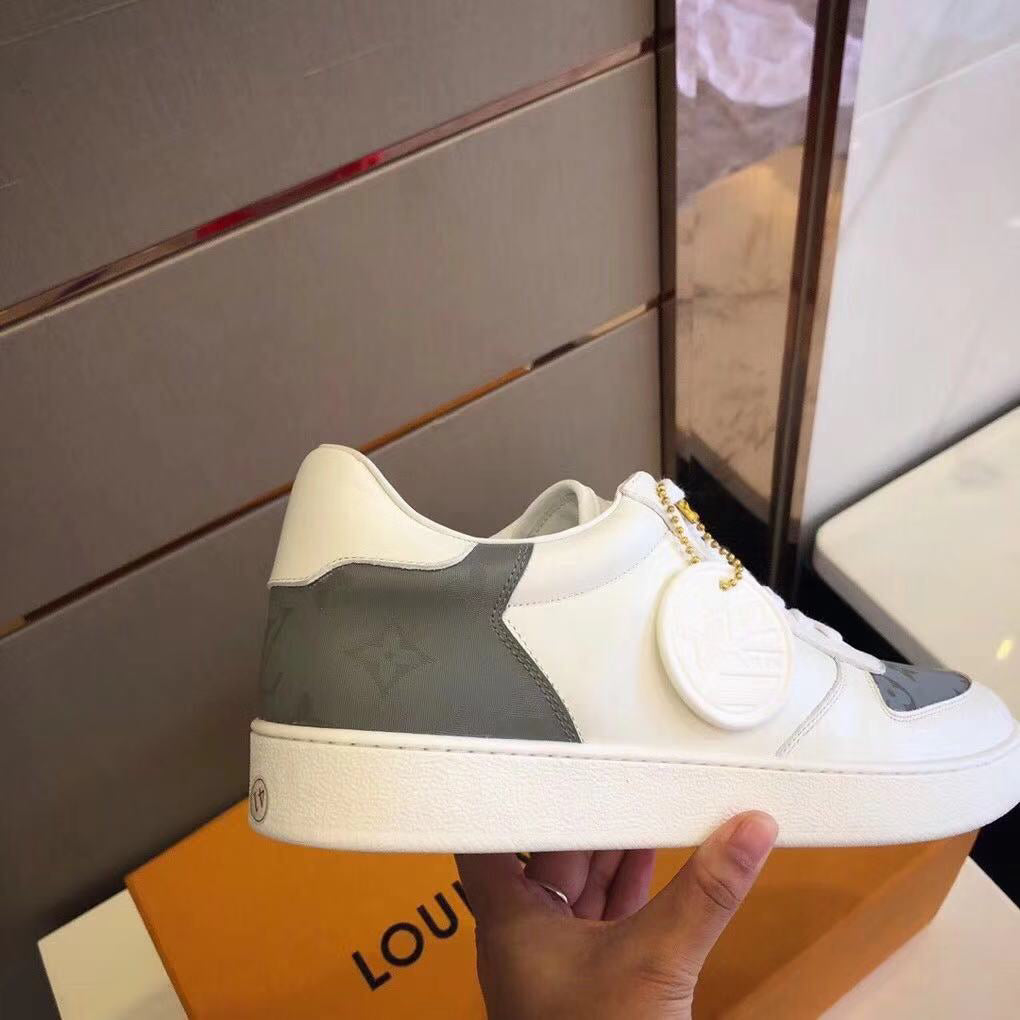 MO - LUV Rivoli Low Gray White Sneaker