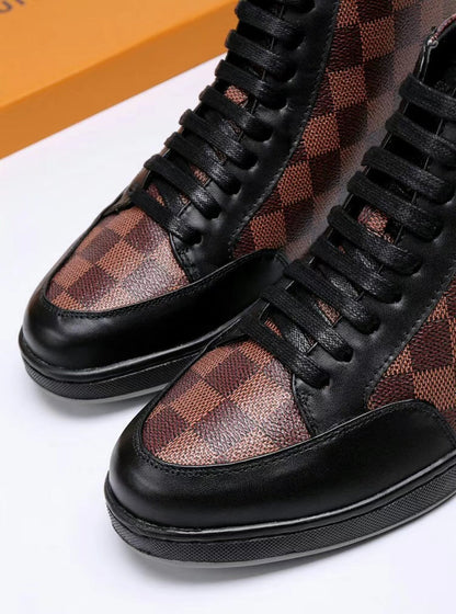 MO - LUV HIgh Top Brown Sneaker