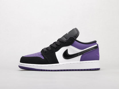 MO - AJ1 Black and purple toes