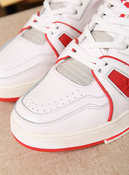 MO - LUV SurfaMO In Monogram Red White Sneaker