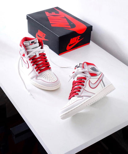 MO - AJ1 white and red manuscript