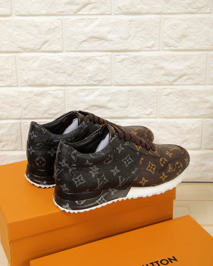 MO - LUV Monogram Denim Brown Sneaker